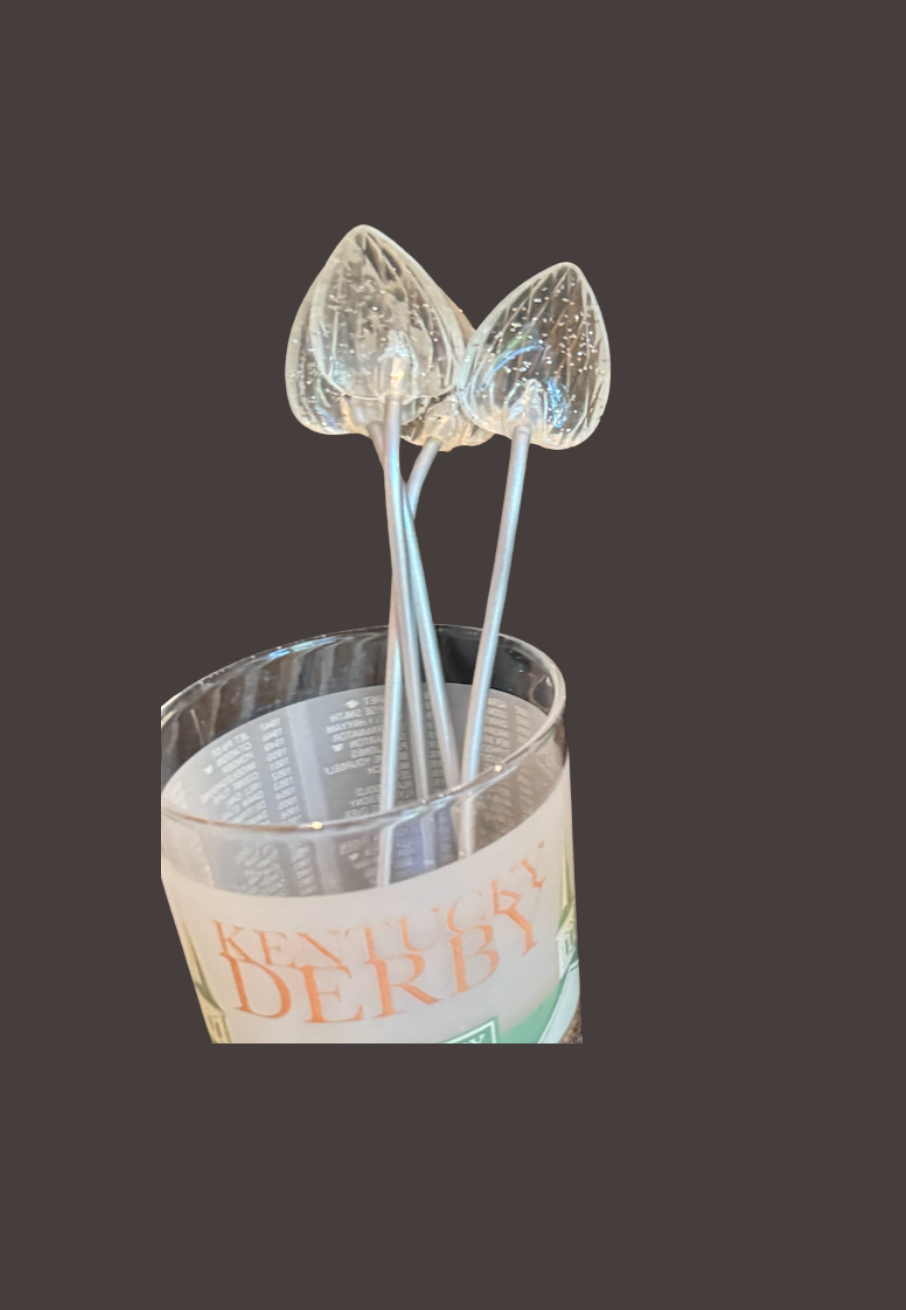 Vintage Heart-Shaped Drink Stirrers