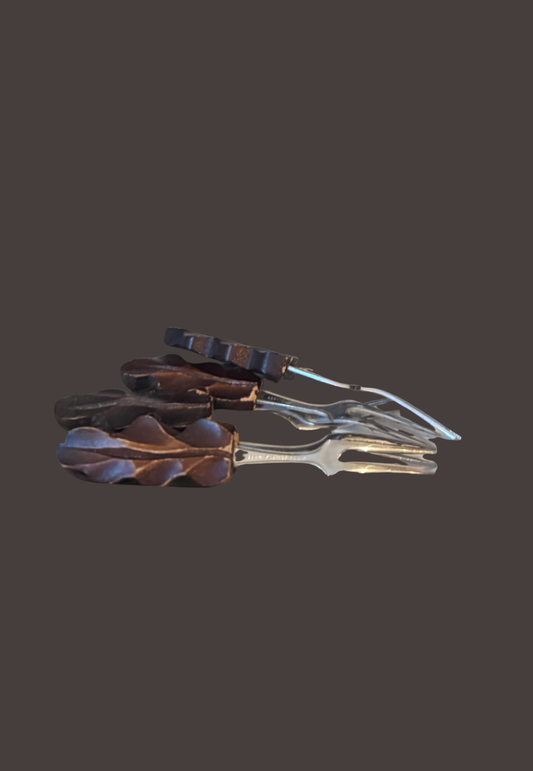 Oak Leaf Vintage Bar Forks