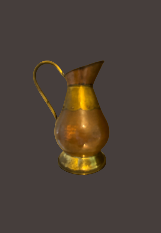 Vintage Dinaderie Copper and Brass Pitcher