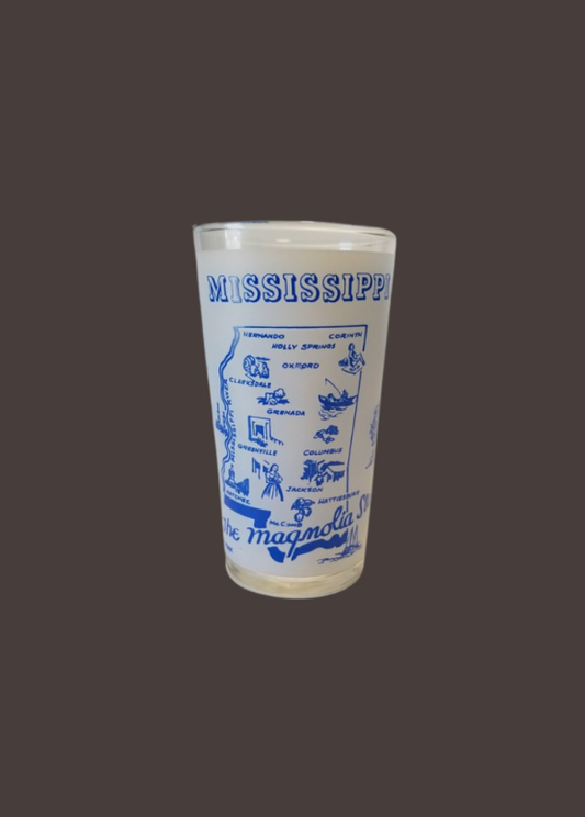 Hazel Atlas Blue Mississippi Glass