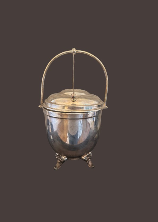 Vintage Pilgrim Silver Plate Ice Bucket