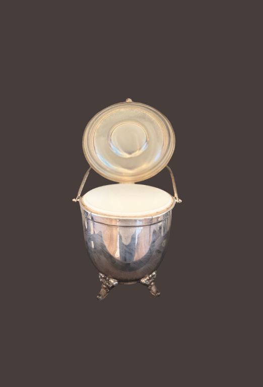 Vintage Pilgrim Silver Plate Ice Bucket